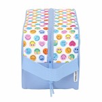 Geantă pentru Încălțăminte de Voiaj Smiley Joyful Multicolor Albastru deschis 29 x 15 x 14 cm