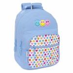 Ghiozdan Smiley Joyful Albastru Multicolor 32 x 42 x 15 cm