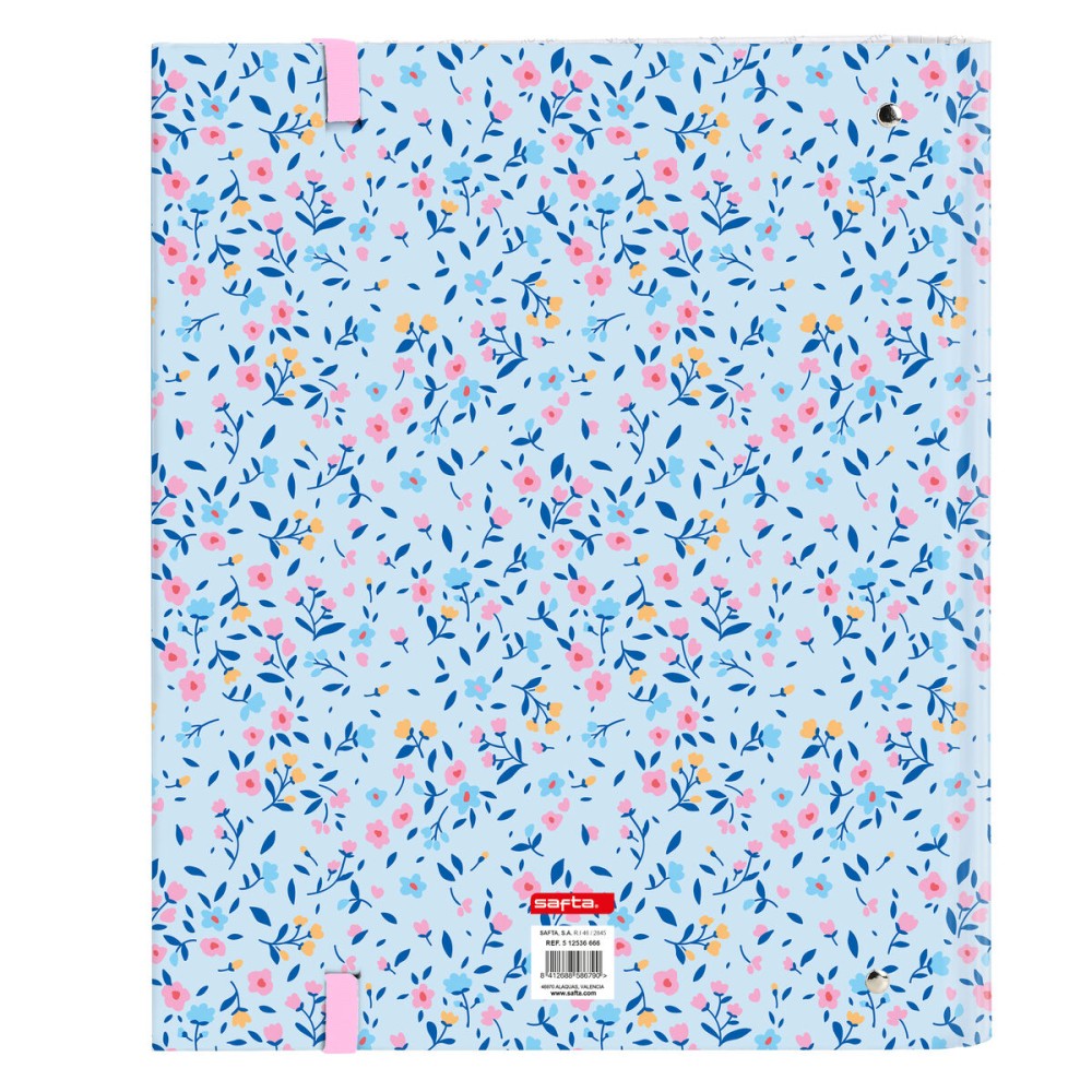 Biblioraft Vicky Martín Berrocal Paraíso Albastru Roz 27 x 32 x 3.5 cm