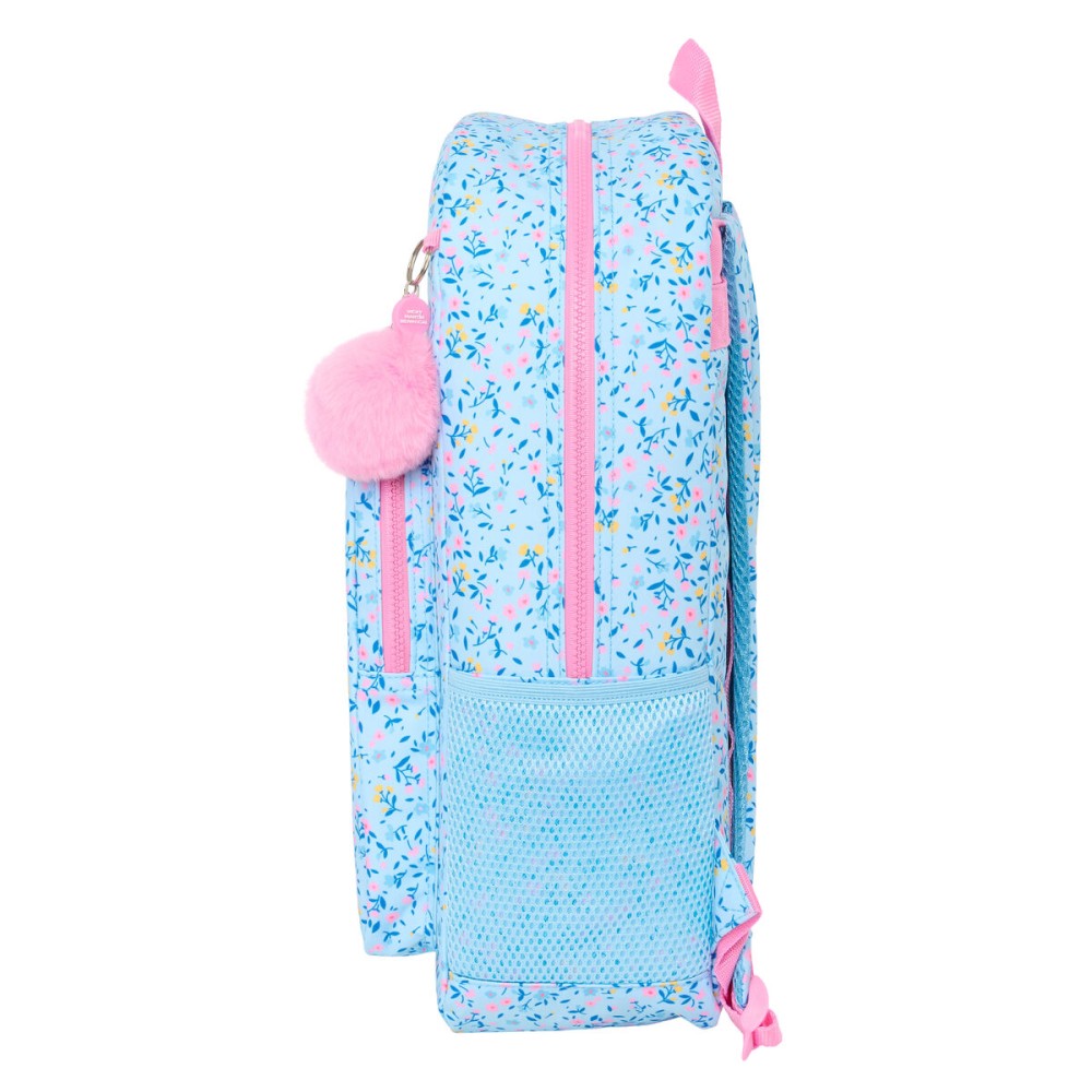 Ghiozdan Vicky Martín Berrocal Paraíso Albastru Roz 30 x 46 x 14 cm