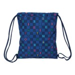 Geantă Rucsac cu Bretele Benetton Damero Bleumarin 35 x 40 x 1 cm