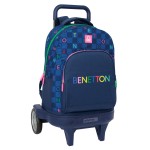 Ghiozdan Benetton Damero Bleumarin 33 x 45 x 22 cm