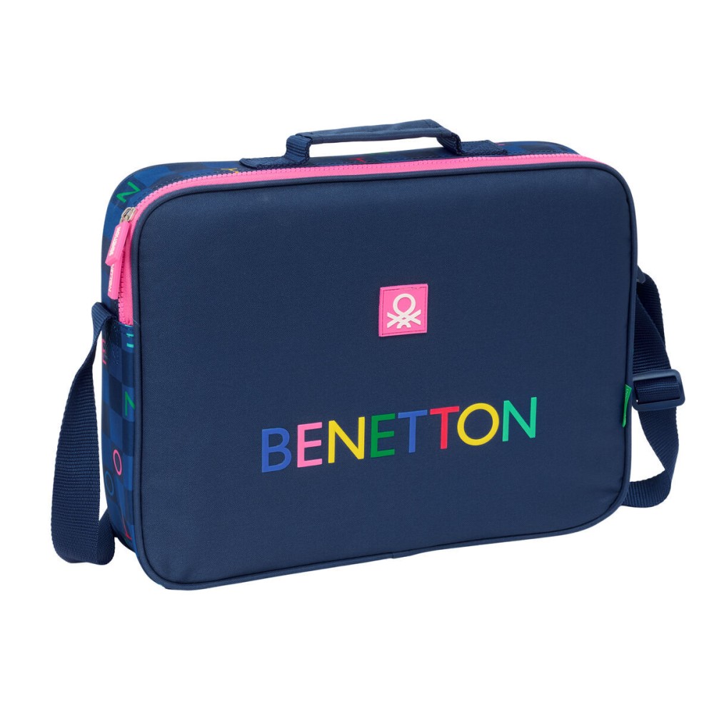 Ghiozdan Benetton Damero Bleumarin 38 x 28 x 6 cm