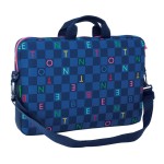 Servietă pentru Laptop Benetton Damero Bleumarin 40 x 27 x 4 cm