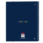 Biblioraft Benetton Damero Bleumarin 27 x 32 x 3.5 cm