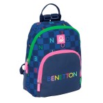 Rucsac Benetton Damero Bleumarin 25 x 30 x 13 cm