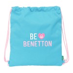 Geantă Rucsac cu Bretele Benetton Unique Roz Turquoise 35 x 40 x 1 cm