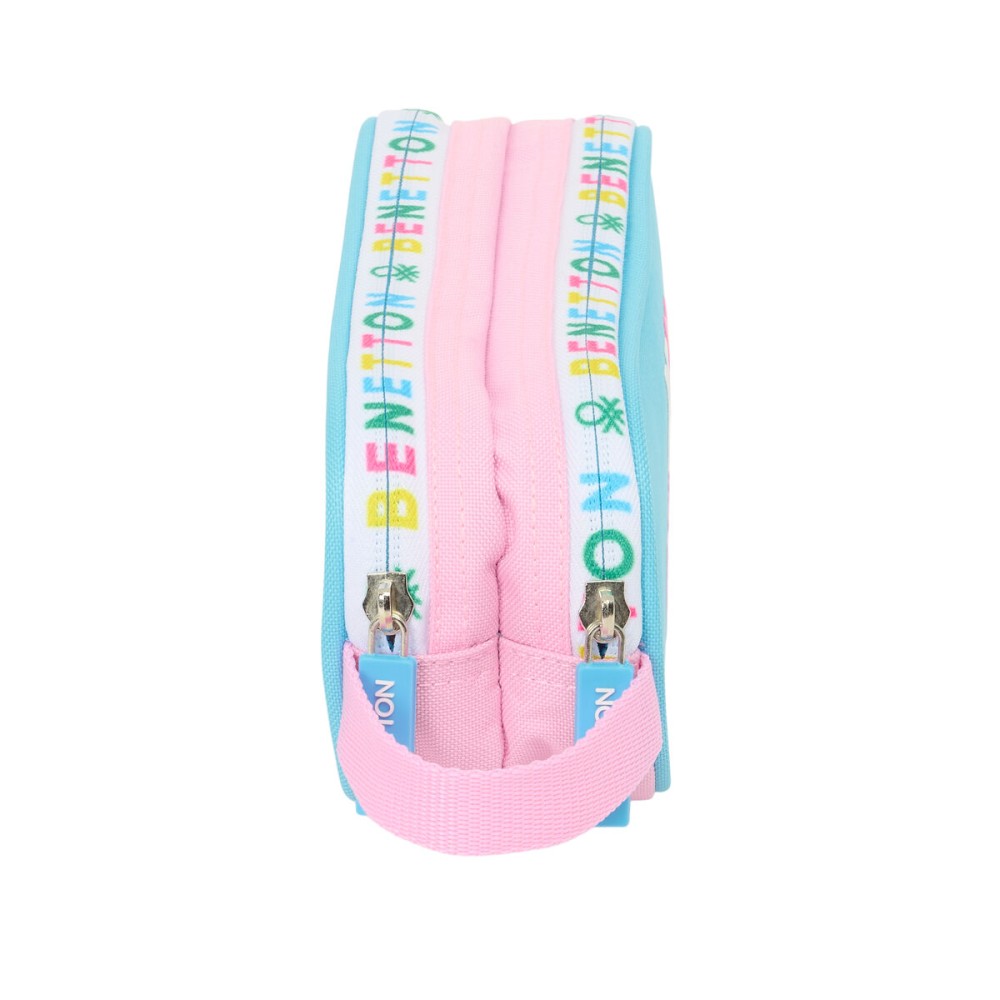 Penar dublu Benetton Unique Roz Turquoise 21 x 8 x 6 cm