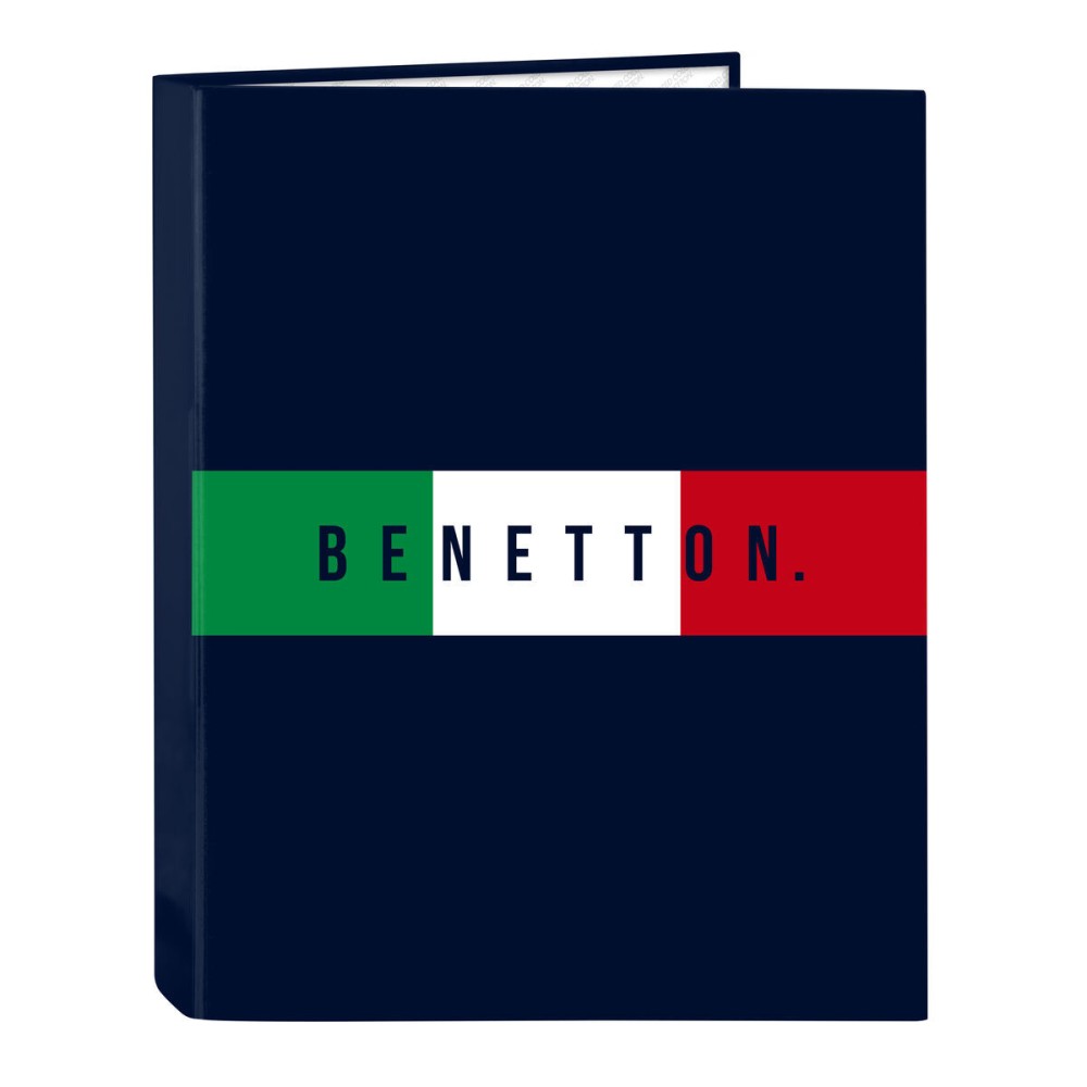 Biblioraft Benetton Flag Bleumarin A4 26.5 x 33 x 4 cm
