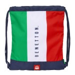 Geantă Rucsac cu Bretele Benetton Flag Bleumarin 35 x 40 x 1 cm