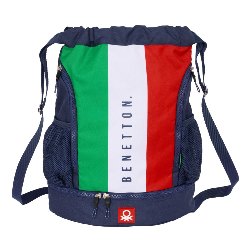 Geantă Rucsac cu Bretele Benetton Flag Bleumarin 35 x 40 x 1 cm
