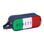 Penar dublu Benetton Flag Bleumarin 21 x 8 x 6 cm