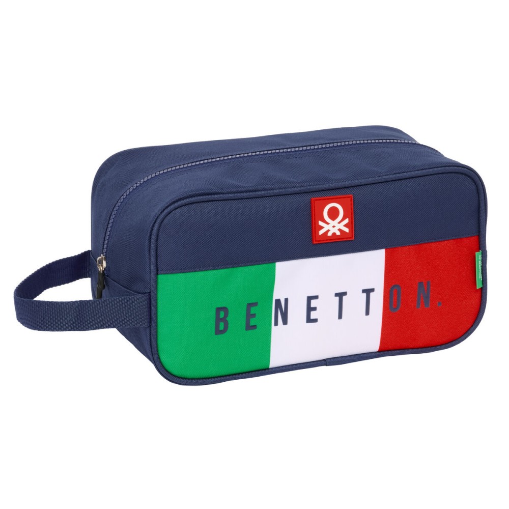 Geantă pentru Încălțăminte de Voiaj Benetton Flag Bleumarin 29 x 15 x 14 cm