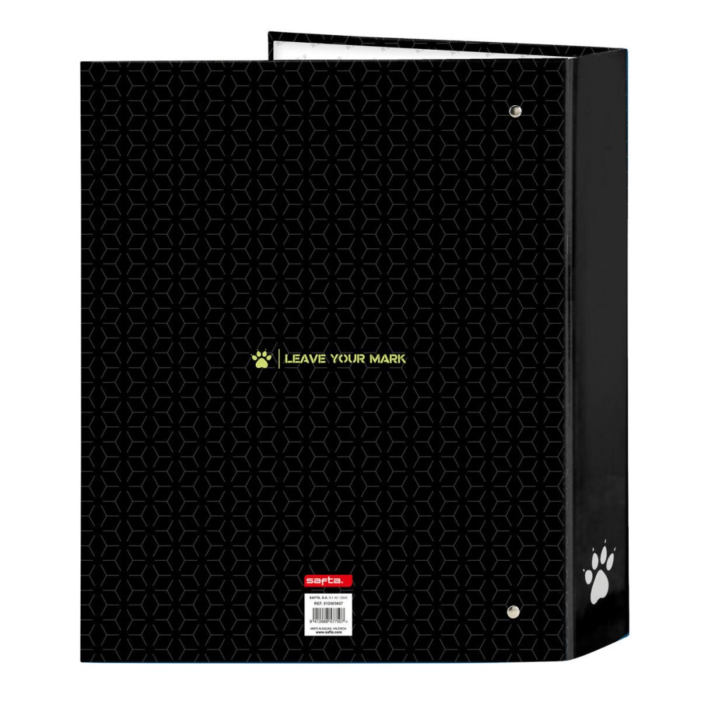 Biblioraft Kelme Iron Negru A4 27 x 33 x 6 cm