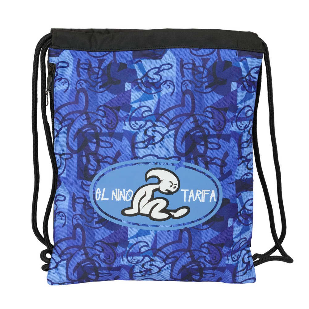 Geantă Rucsac cu Bretele El Niño Roller Albastru Negru 35 x 40 x 1 cm