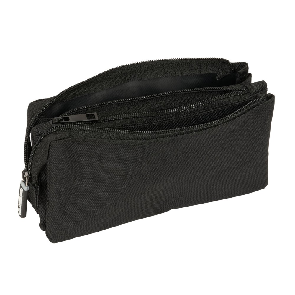 Penar triplu Kappa Dark Negru 22 x 12 x 3 cm