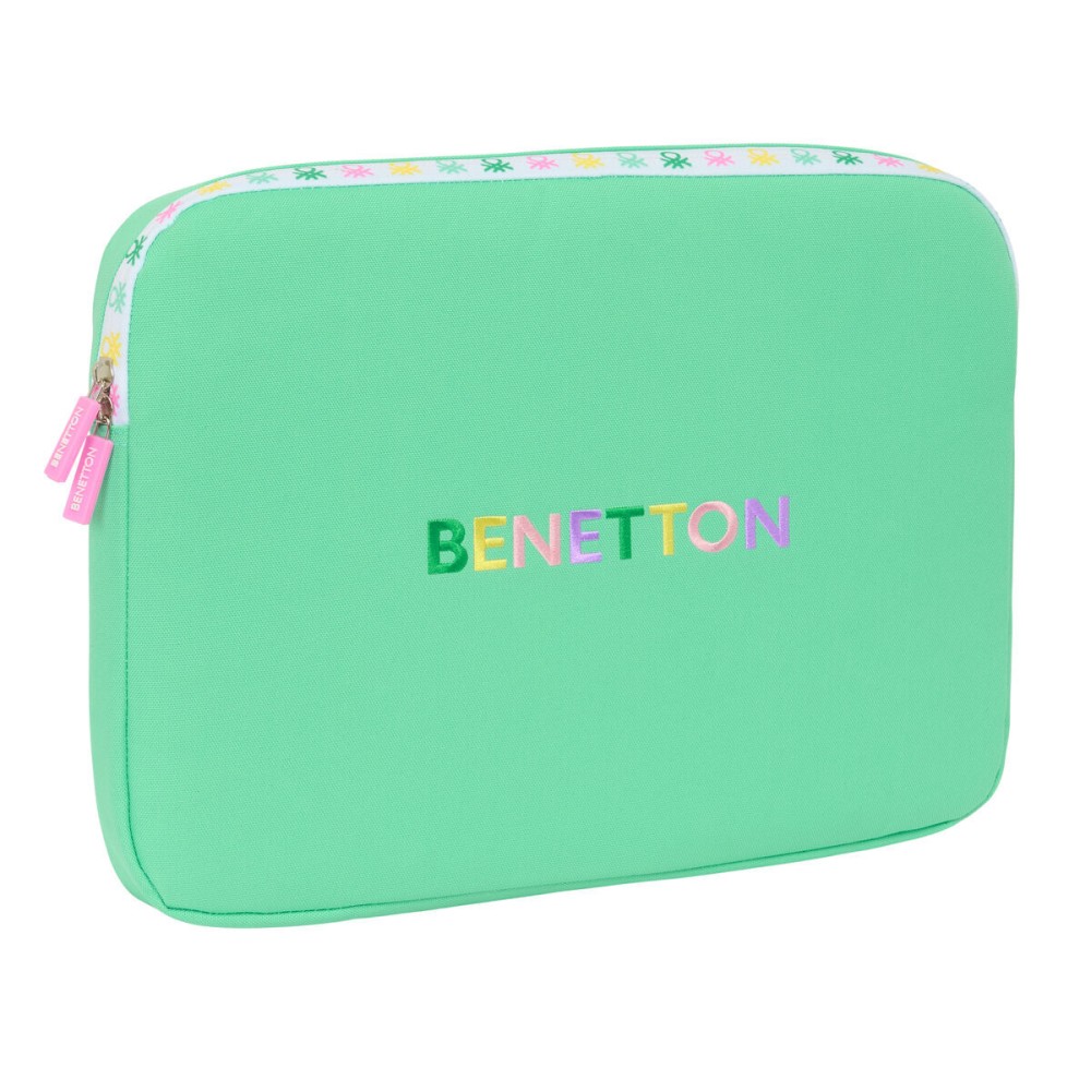 Husă pentru Laptop Benetton Mint Verde 15,6'' 39,5 x 27,5 x 3,5 cm
