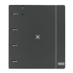 Biblioraft Munich Lagoon Negru 27 X 32 X 4 cm