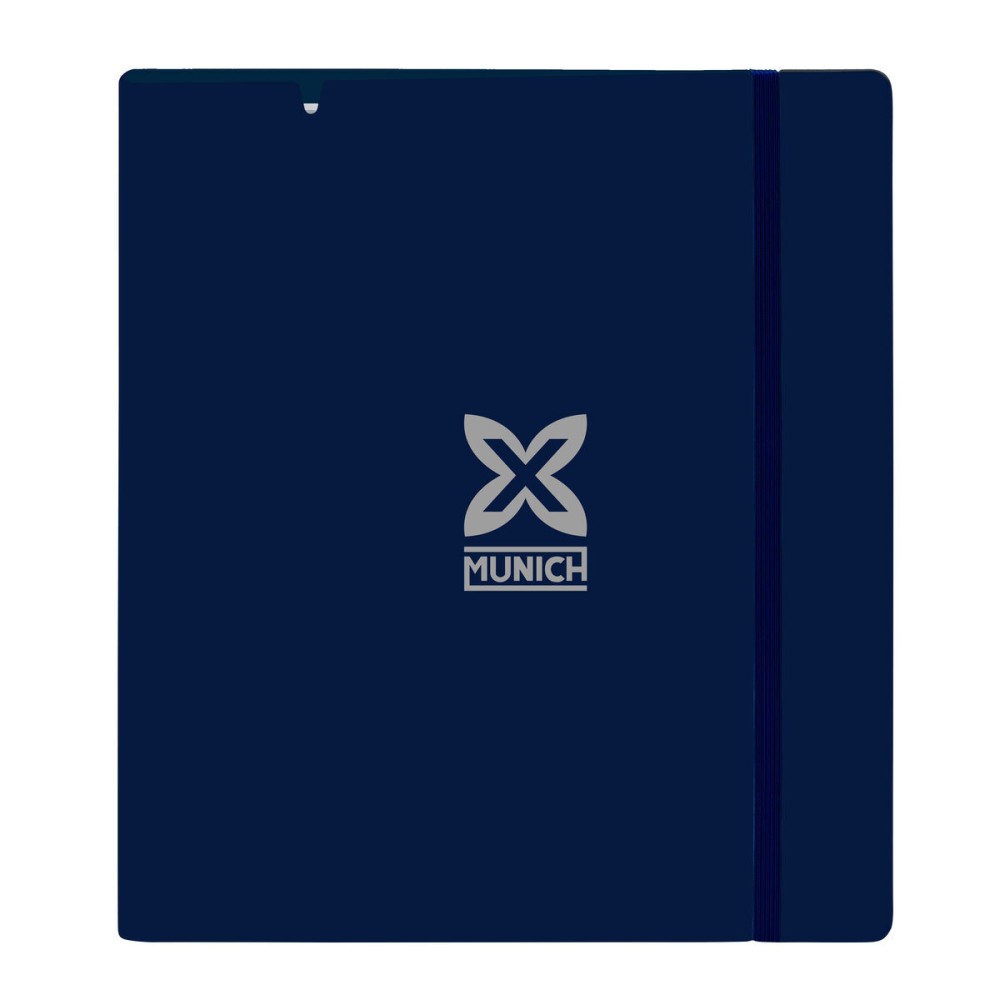 Biblioraft Munich Street Albastru Gri 27 X 32 X 4 cm