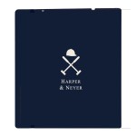 Biblioraft Harper & Neyer Bleumarin 27 X 32 X 4 cm