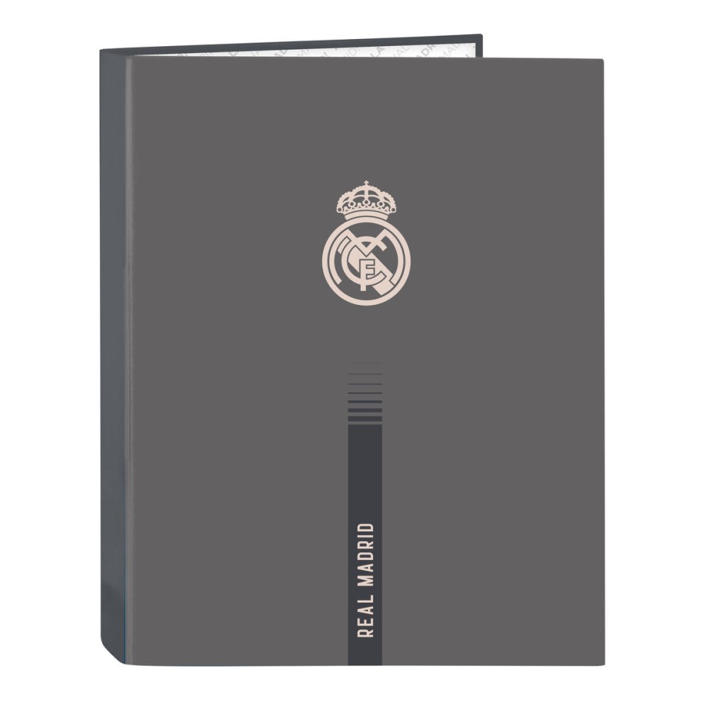 Biblioraft Real Madrid C.F. Gri A4 26.5 x 33 x 4 cm