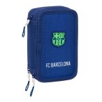 Penar Triplu F.C. Barcelona Bleumarin 12,5 x 19,5 x 5,5 cm 37 Piese