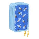 Penar Triplu Bluey Let's play Albastru 12,5 x 19,5 x 5,5 cm 37 Piese