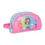 Trusă de Voiaj Gabby's Dollhouse Confetti Roz Turquoise 26 x 16 x 9 cm