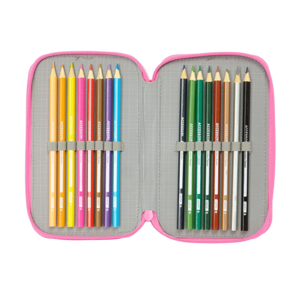 Penar Triplu Gabby's Dollhouse Confetti Roz Turquoise 12,5 x 19,5 x 5,5 cm 37 Piese