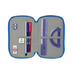 Penar Triplu Batman Albastru 12,5 x 19,5 x 5,5 cm 37 Piese