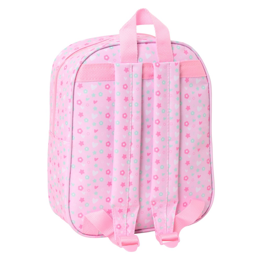 Rucsac pentru Copii Safta Roz 22 x 27 x 10 cm 3D