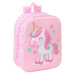 Rucsac pentru Copii Safta Roz 22 x 27 x 10 cm 3D