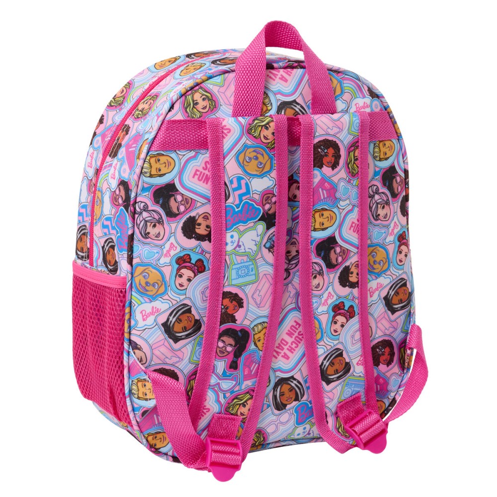 Rucsac pentru Copii Barbie Roz 27 x 33 x 10 cm 3D