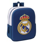 Rucsac pentru Copii Real Madrid C.F. Negru 22 x 27 x 10 cm 3D