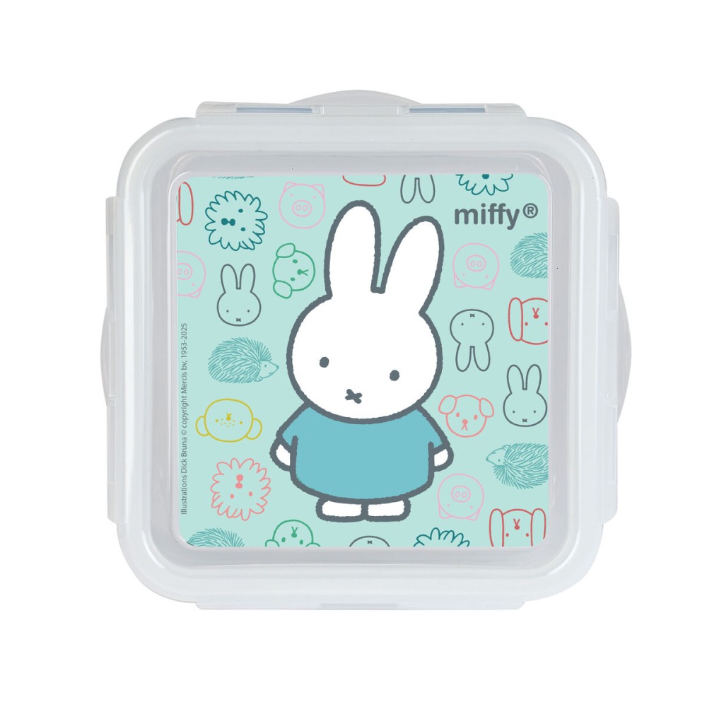 Cutie pentru Prânz Miffy Friends Albastru Poliester 13 x 7.5 x 13 cm
