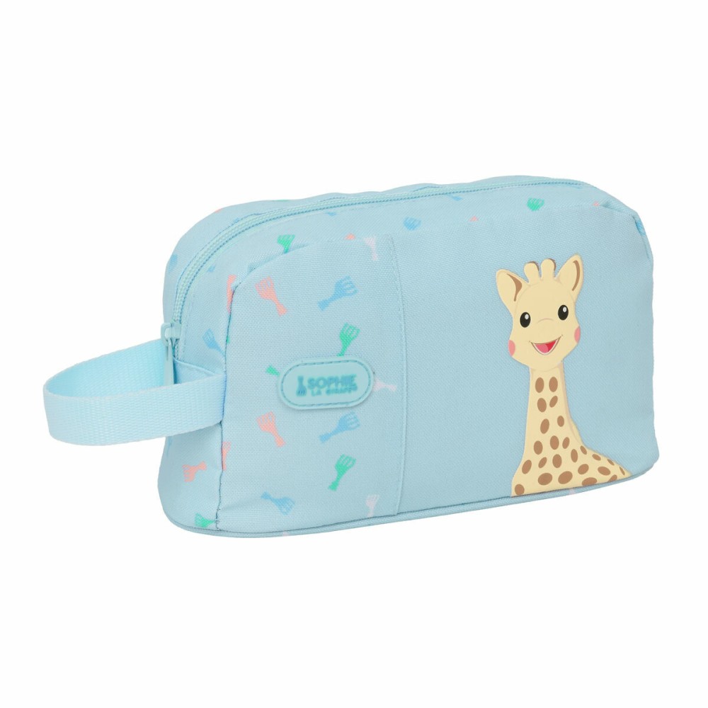 Geantă Termoizolantă pentru Gustări Sophie la Girafe Albastru 21,5 x 12 x 6,5 cm