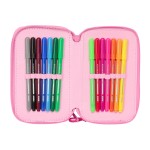 Penar Triplu Lilo & Stitch Chill Roz Mentă 12,5 x 19,5 x 5,5 cm 37 Piese