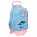Ghiozdan Lilo & Stitch Happy Albastru celest 33 x 42 x 14 cm