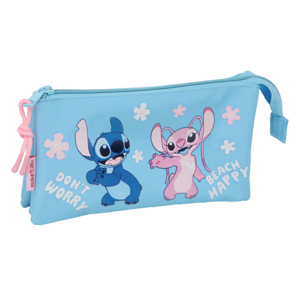 Geantă Universală Lilo & Stitch Happy Albastru celest 22 x 12 x 3 cm