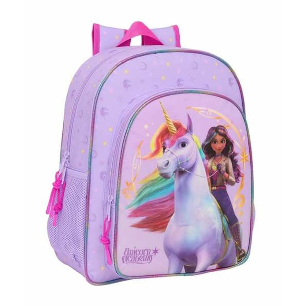 Ghiozdan Unicorn Academy Liliachiu 32 x 38 x 12 cm