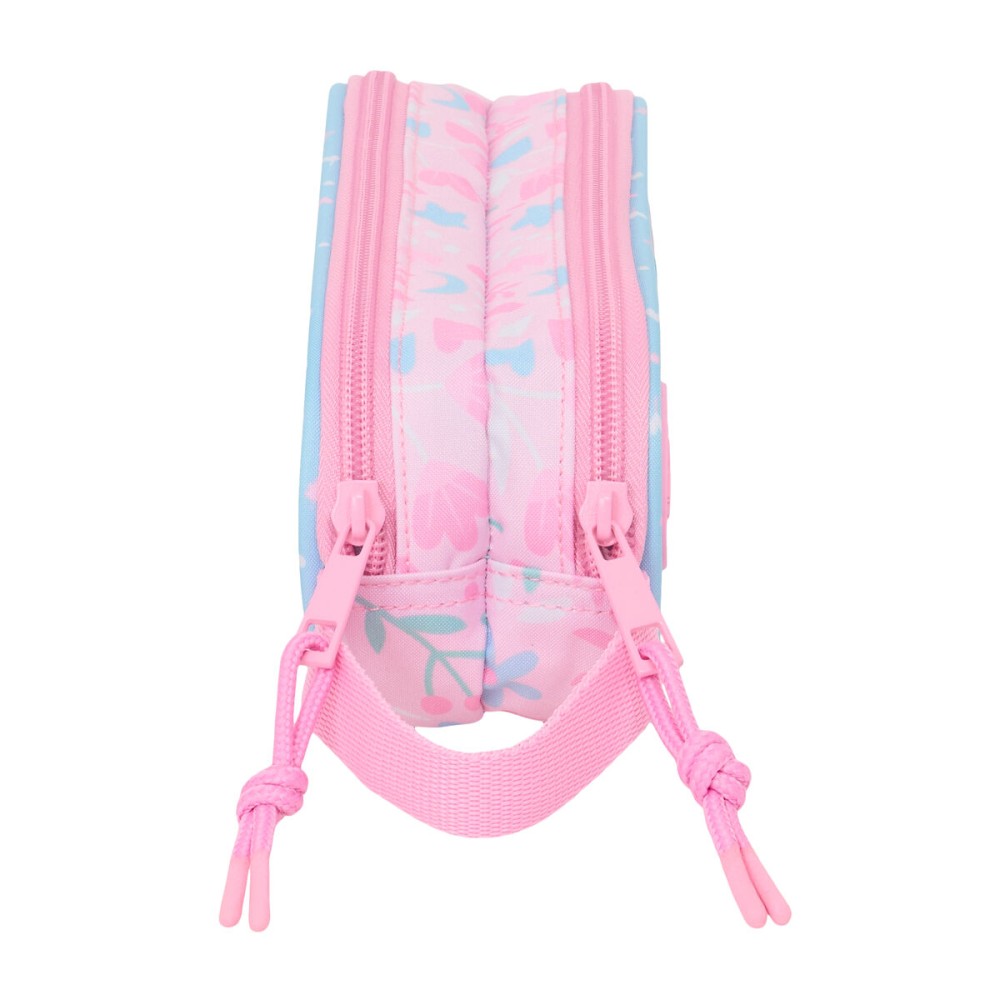 Penar dublu BlackFit8 Smile Roz Albastru deschis 21 x 8 x 6 cm