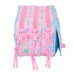 Penar triplu BlackFit8 Smile Roz Albastru deschis 21,5 x 10 x 8 cm