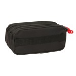 Penar triplu Munich Vulcan Negru 21,5 x 10 x 8 cm