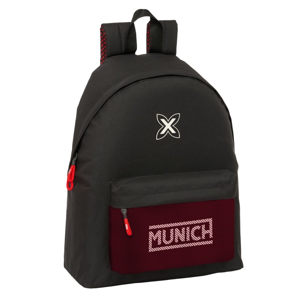 Ghiozdan Munich Vulcan Negru 33 x 42 x 15 cm