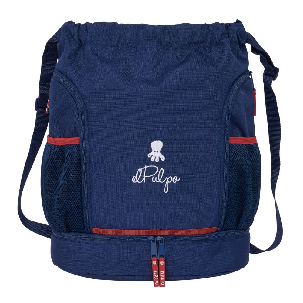 Geantă Rucsac cu Bretele El Pulpo Bleumarin 35 x 40 x 1 cm