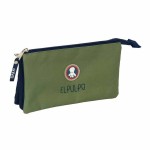 Penar triplu El Pulpo   Bleumarin Verde militar 22 x 12 x 3 cm