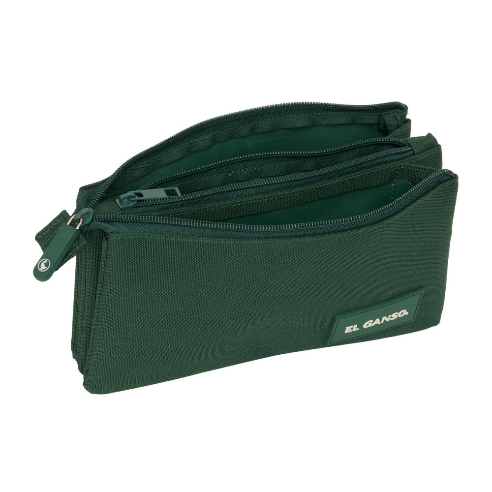 Penar triplu El Ganso Green Verde 22 x 12 x 3 cm