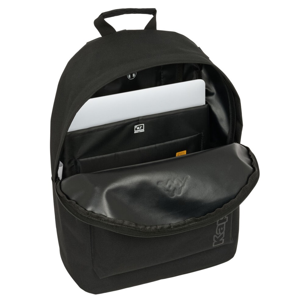 Ghiozdan Kappa kappa basics Negru 31 x 41 x 16 cm