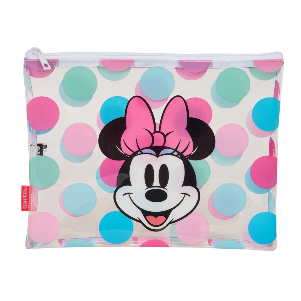 Geantă de Plajă Minnie Mouse Beach Multicolor Transparent