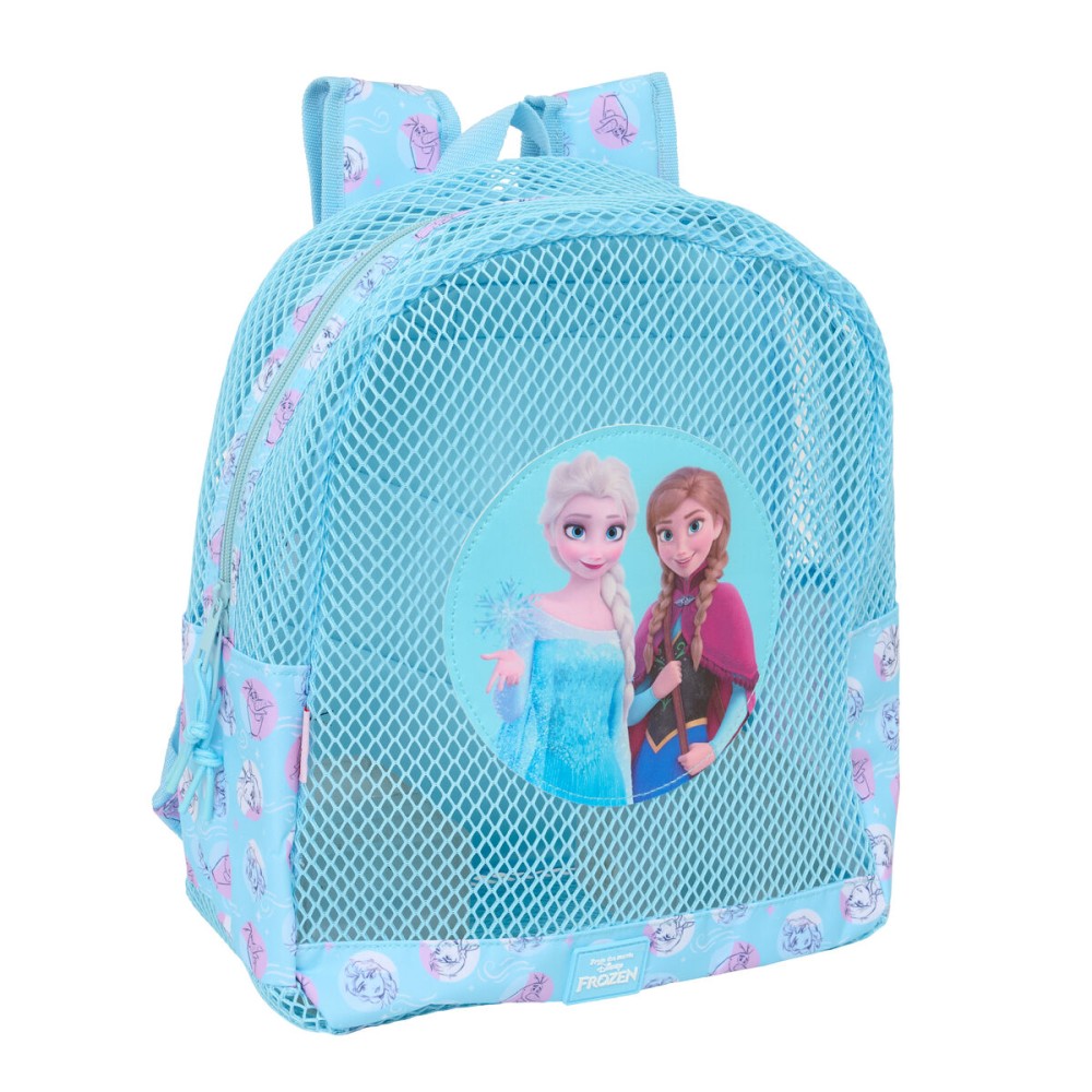 Rucsac pentru plajă Frozen Celeste 30,5 x 24 x 18 cm Infantil
